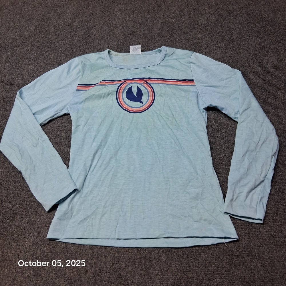 Vintage Garanimals Size 14 Blue T‎ Shirt Long Sleeve Girls